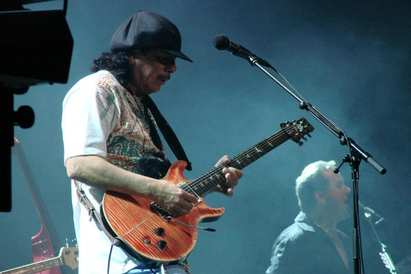 Carlos Santana letos v Lisabonu.