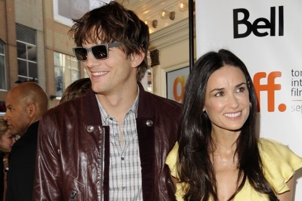 Ashton Kutcher a Demi Mooreová.