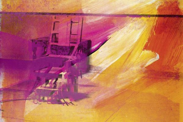 Warholův kultovní sítotisk Elektrické křeslo.