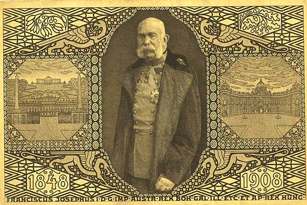 Císař František Josef I. oslavil osmdesátku a 13. října pronesl trůnní řeč.