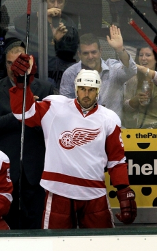Mike Modano v dresu Detroitu Red Wings.