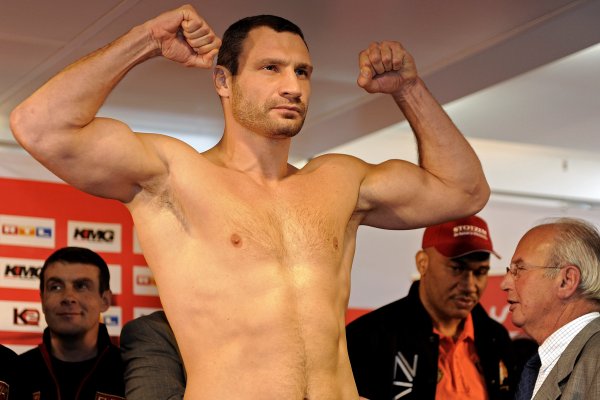 Ukrajinský boxer Vitalij Kličko.