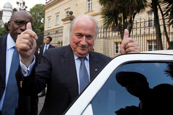Prezident FIFA Sepp Blatter. Prezident FIFA Sepp Blatter.