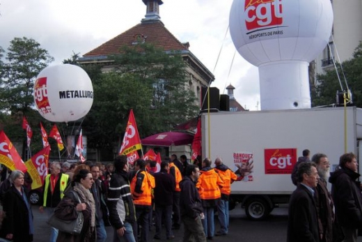 CGT, největší odborová centrála, je na stávky dobře vybavena.