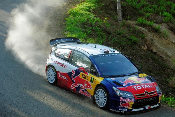 Sébastien Loeb s citroënem.
