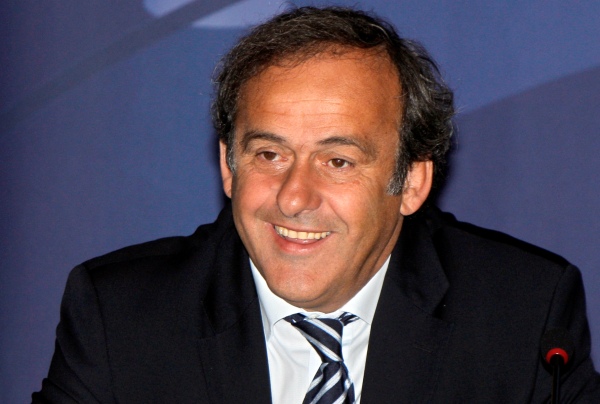 Šéf UEFA Michel Platini.