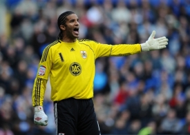 David James už v dresu druholigového Bristolu City.