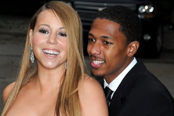 Zpěvačka Mariah Carey s manželem Nickem Cannonem. 