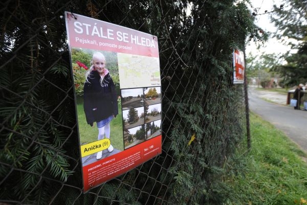 V případu zmizelé Aničky nenastal žádný posun.