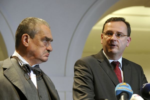 Nečas a Schwarzenberg prý mají názor na Evropskou unii stejný.