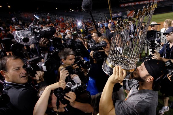 San Francisko Giants zvítězili ve Světové sérii.