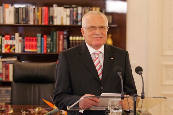 Prezident Václav Klaus.