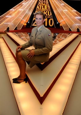 Vítězná Barbora Špotáková.
