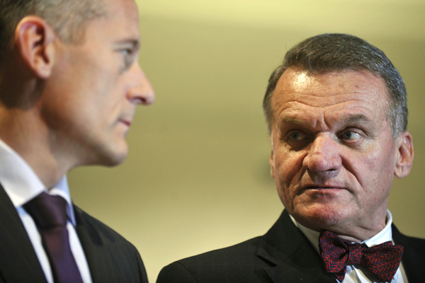 Bohuslav Svoboda (vpravo) a Zdeněk Tůma.