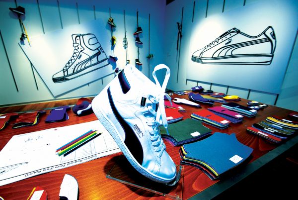 V prodejnách Puma si můžete nadesignovat boty přesně podle svých představ.
