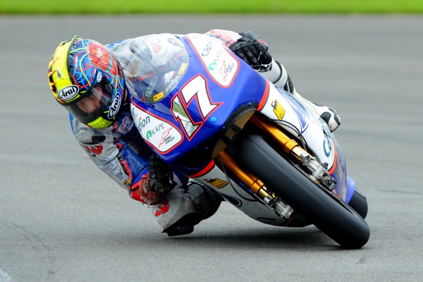 Motocyklový závodník Karel Abraham.