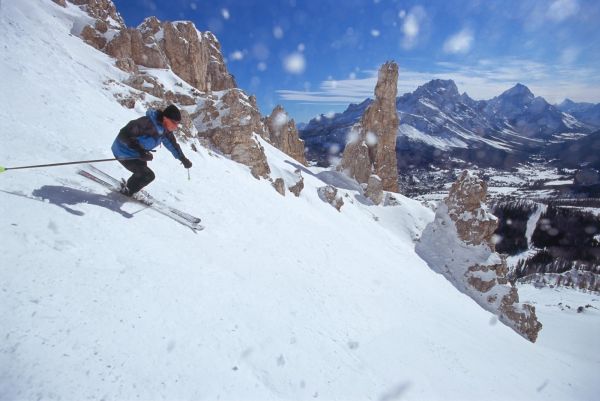 Italská Cortina d'Ampezzo.
