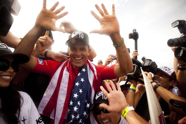 Surfer Kelly Slater. 