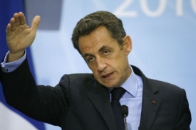Francouzský prezident Nicolas Sarkozy.