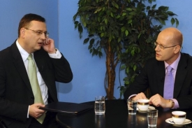Ani šéf ODS ani šéf ČSSD s koalicí nesouhlasí.