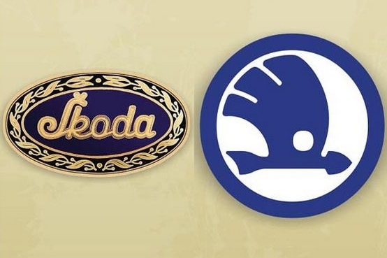 Historická loga mladoboleslavské automobilky.