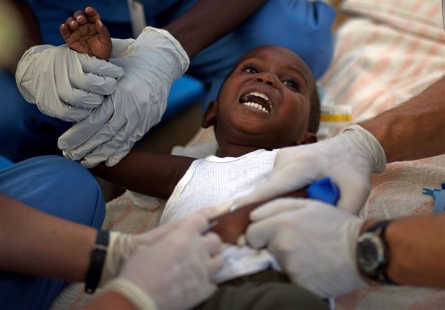 Cholera útočí (aktuální foto z Haiti)..