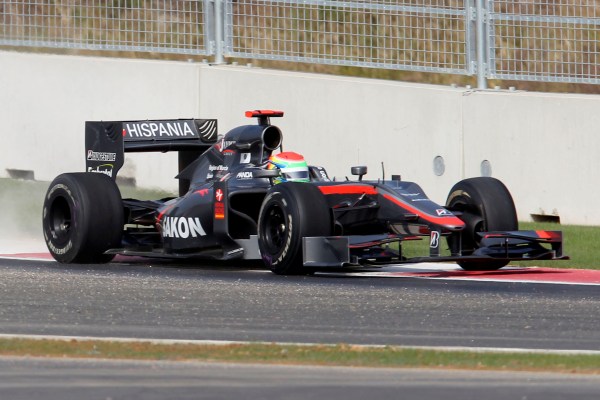 Josef Král si vyzkoušel monopost formule 1. Ilust. foto.