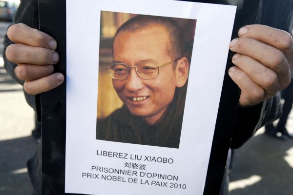 Vězněný laureát Liou Siao-po osobně cenu převzít nemůže. 