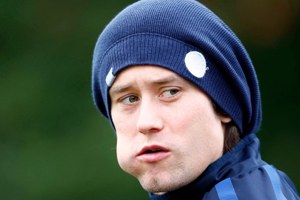 Tomáš Rosický před utkáním s Bragou.