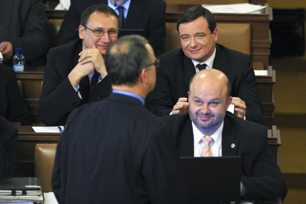 Miroslav Kalousek a David Rath.