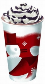 Peprmintová mocha, jeden z nově uváděných nápojů.