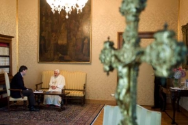 Autor knihy rozhovorů na setkání s papežem.