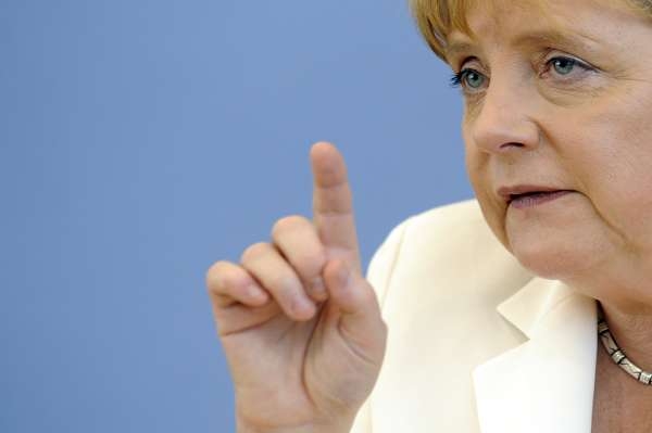Angela Merkelová se může radovat, důvěra v německou ekonomiku je rekordní.