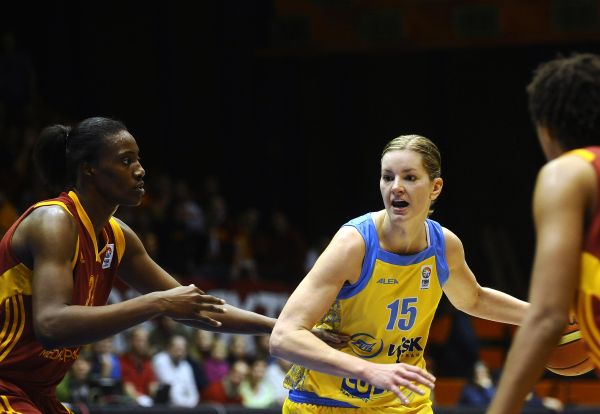 Eva Vítečková z USK v akci. 
