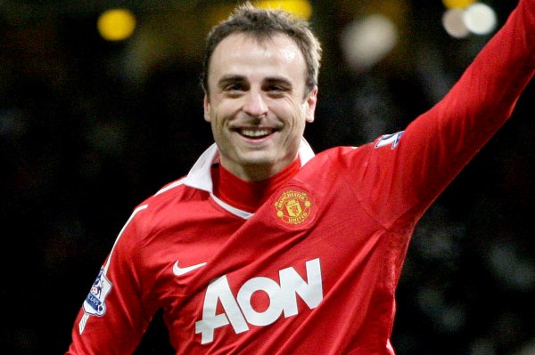 Dimitar Berbatov nastřílel proti Blackburnu pět branek.
