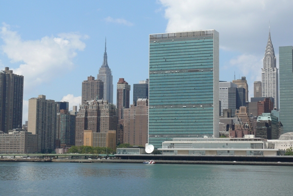 Newyorské sídlo OSN.