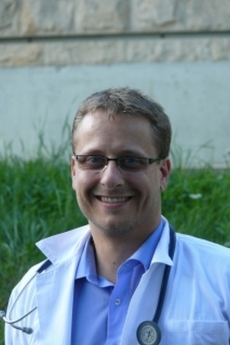 Lékař Pavel Vávra z nemocnice v Novém Městě na Moravě.