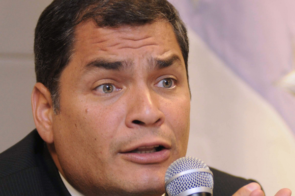 Ekvádorský prezident Rafael Correa patří ke skupině levicově orientovaných latinskoamerických státníků.