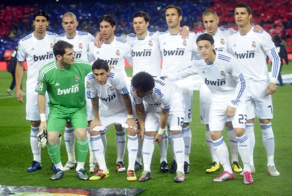 Fotbalisté Realu Madrid. Fotbalisté Realu Madrid.