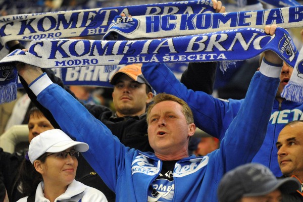 Fanoušek Komety Brno.