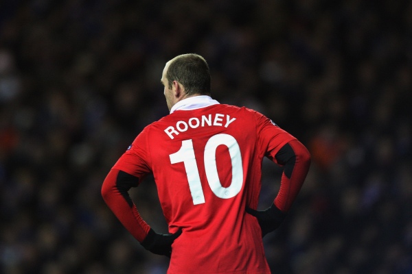 Wayne Rooney z Manchesteru United.