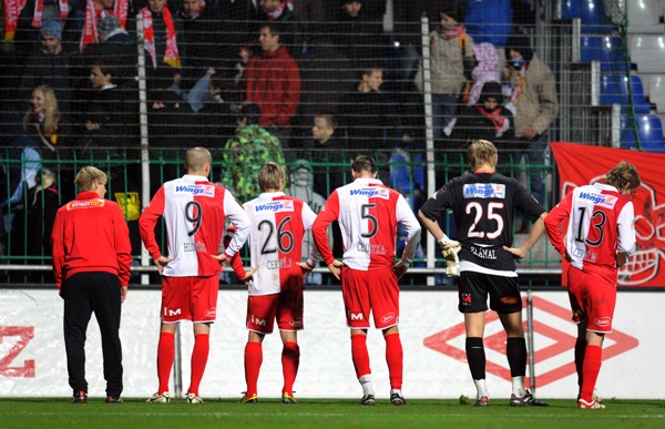 Fotbalisté Slavie.