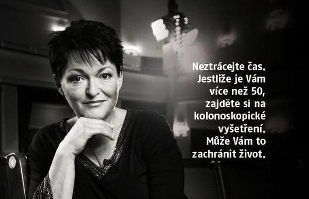 Valerie Zawadská je tváří kampaně podporující preventivní vyšetření tlustého střeva.