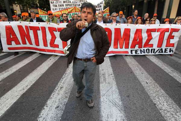 Revoluce chudých se blíží? Na snímku Řecko v roce 2010.