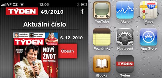 TÝDEN v iPhone nemá v Česku konkurenci.