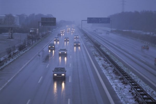 Nehoda se stala na dálnici D8 (ilustrační foto).