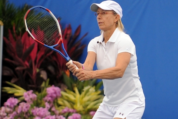 Martina Navrátilová.