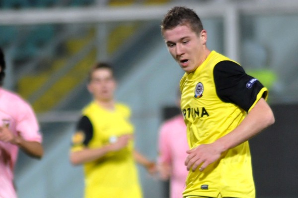 Juraj Kucka v zápase proti Palermu.
