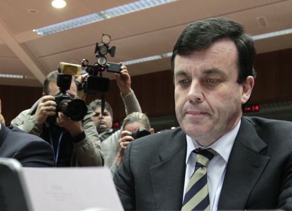Irský ministr financí Brian Lenihan.