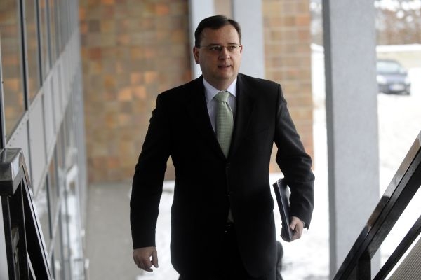 Premiér Petr Nečas.
